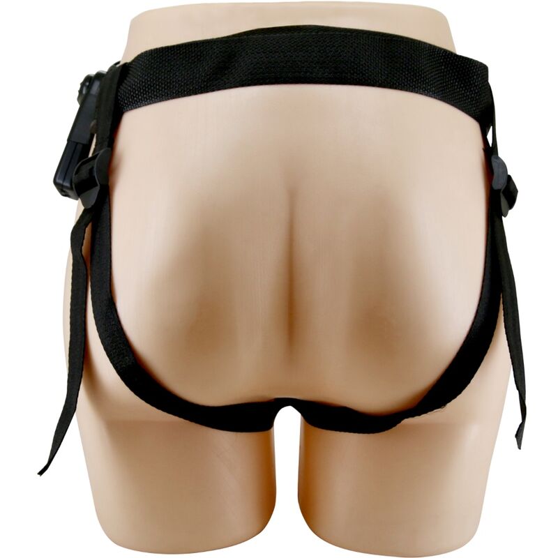 PRETTY LOVE - MARION HARNESS BRIEFS UNIVERSAL COM DILDO VIBRAÇÃO 19 CM CASTANHO