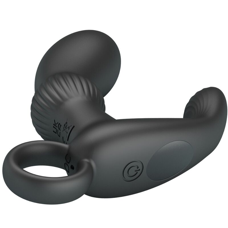 PRETTY LOVE - CAYLA MASSAGEADOR VIBRADOR ANAL NEGRO