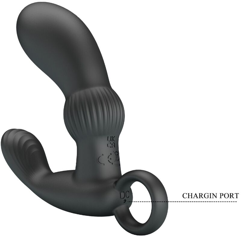 PRETTY LOVE - CAYLA MASSAGEADOR VIBRADOR ANAL NEGRO