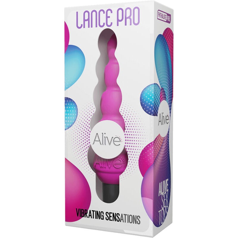 Alive - Estimulador Anal Lance Pro Rosa