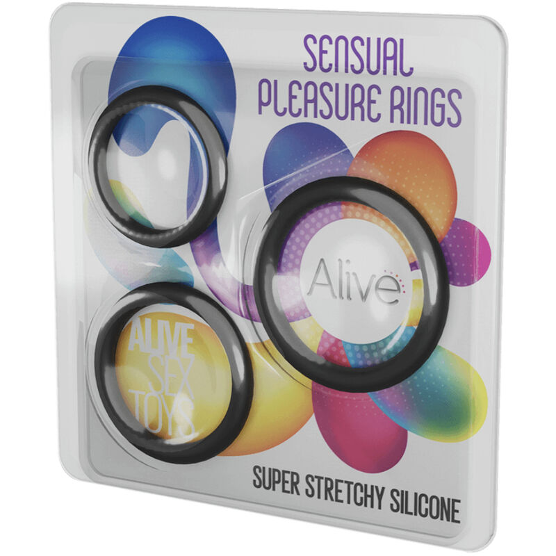 VIVO - KIT TRÊS ANÉIS DE PRAZER SENSUAL