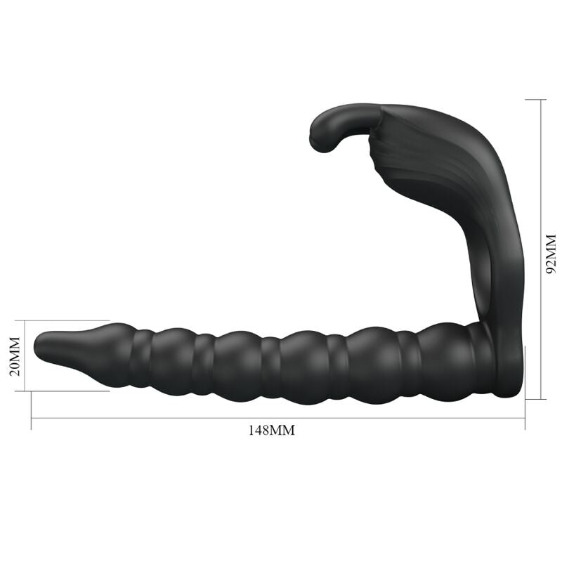 PRETTY LOVE - BLACKNEY ANEL PENIANO COM PLUG VIBRADOR PRETO