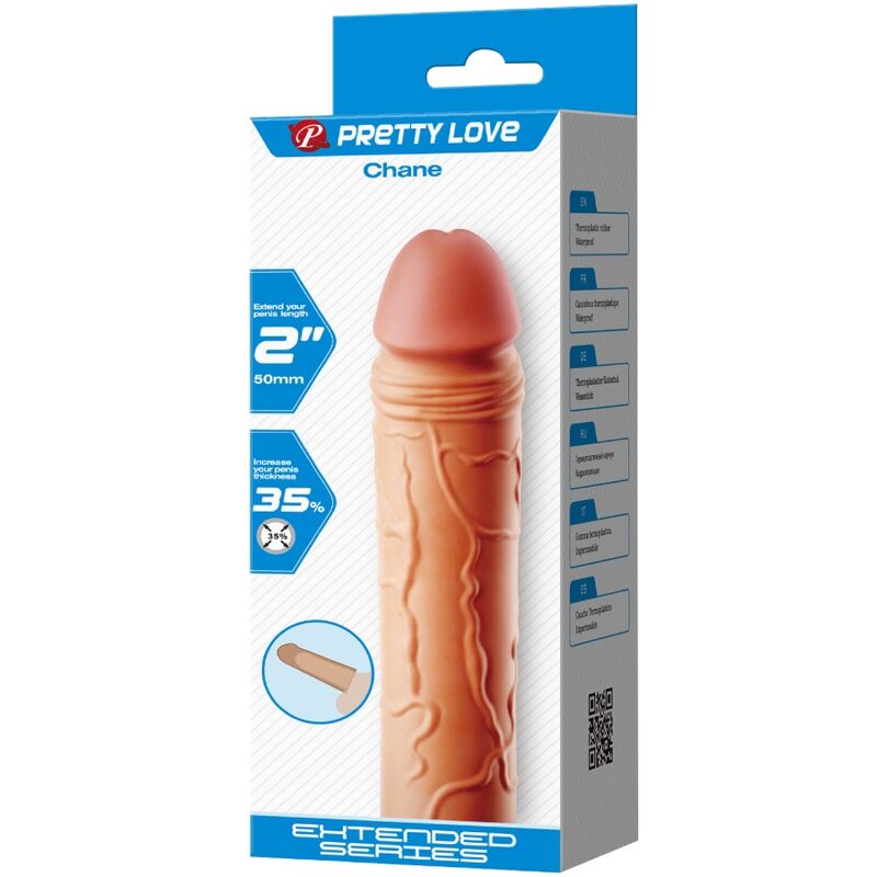 PRETTY LOVE - CHANE EXTENSOR DE PENE COBERTURA CARNE