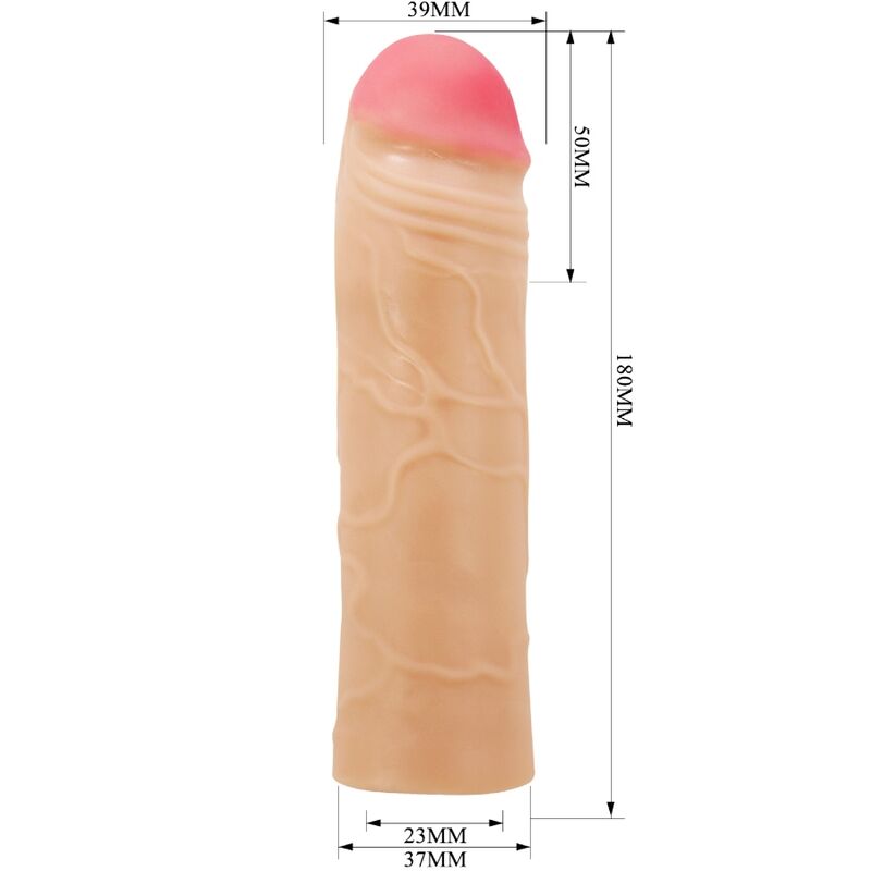 PRETTY LOVE - CHANE EXTENSOR DE PENE COBERTURA CARNE