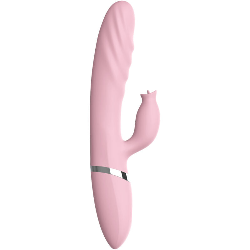 Armony - Vibrador y Thrusting com Lengua de Efecto de Calor Rosa