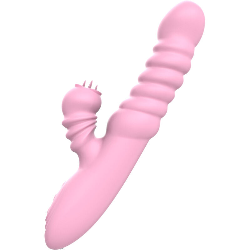 Armony - Vibrador Multifuncional Con Efecto De Calor Estimulante De Lengua Rosa