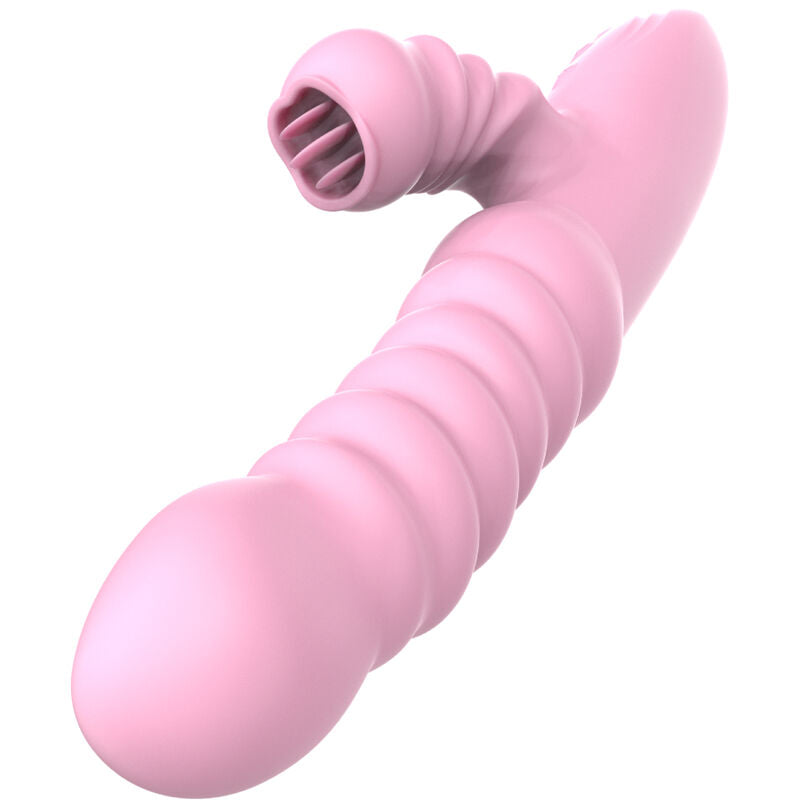 Armony - Vibrador Multifuncional Con Efecto De Calor Estimulante De Lengua Rosa