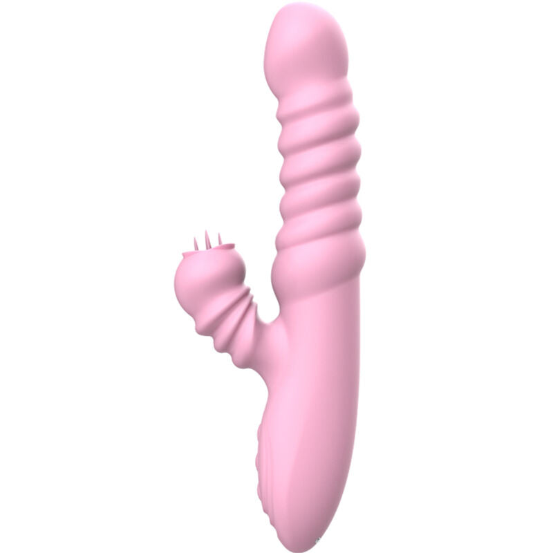 Armony - Vibrador Multifuncional Con Efecto De Calor Estimulante De Lengua Rosa