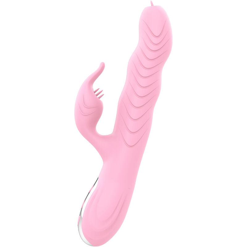Armony - Marcia Vibrador e Thrusting Dupla Língua Efeito Calor Rosa