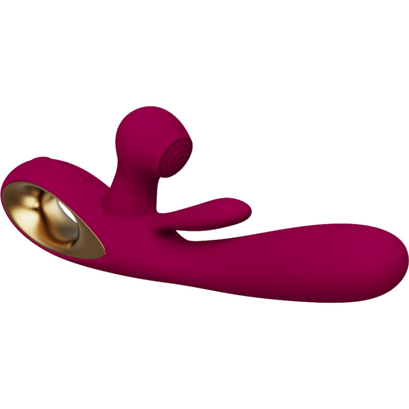 ARMONY - VIBRADOR DE IMPACTO SWING E ESTIMULADOR DUPLO MODELO 1 BURDEOS