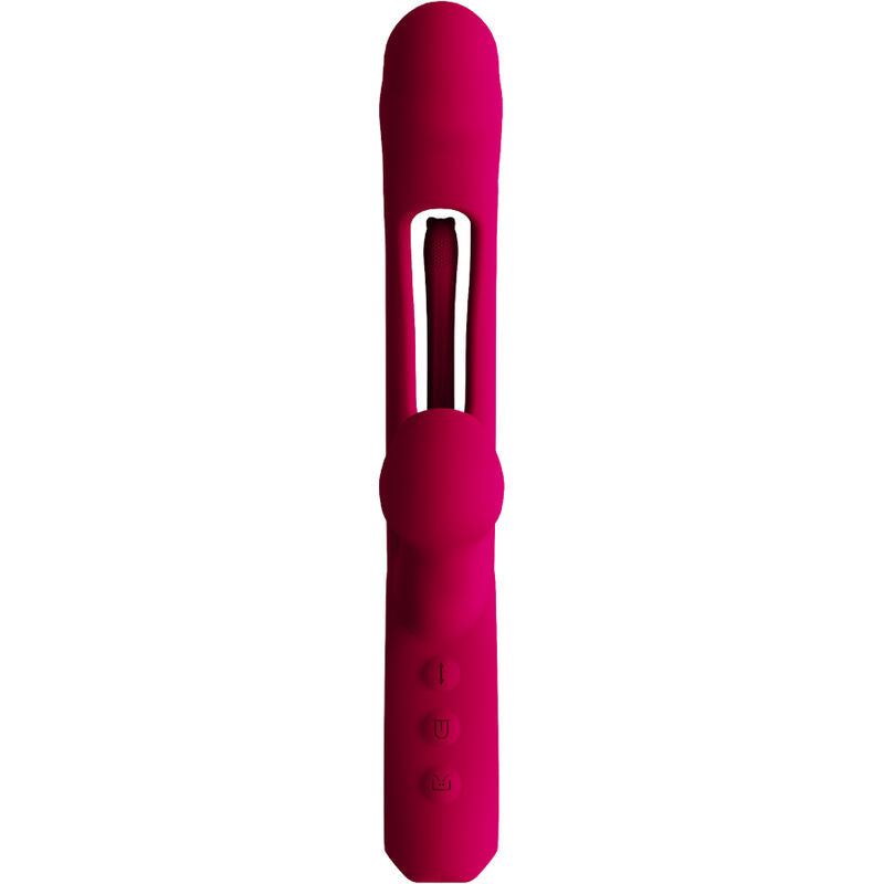 ARMONY - VIBRADOR DE IMPACTO SWING E ESTIMULADOR DUPLO MODELO 2 BURDEOS