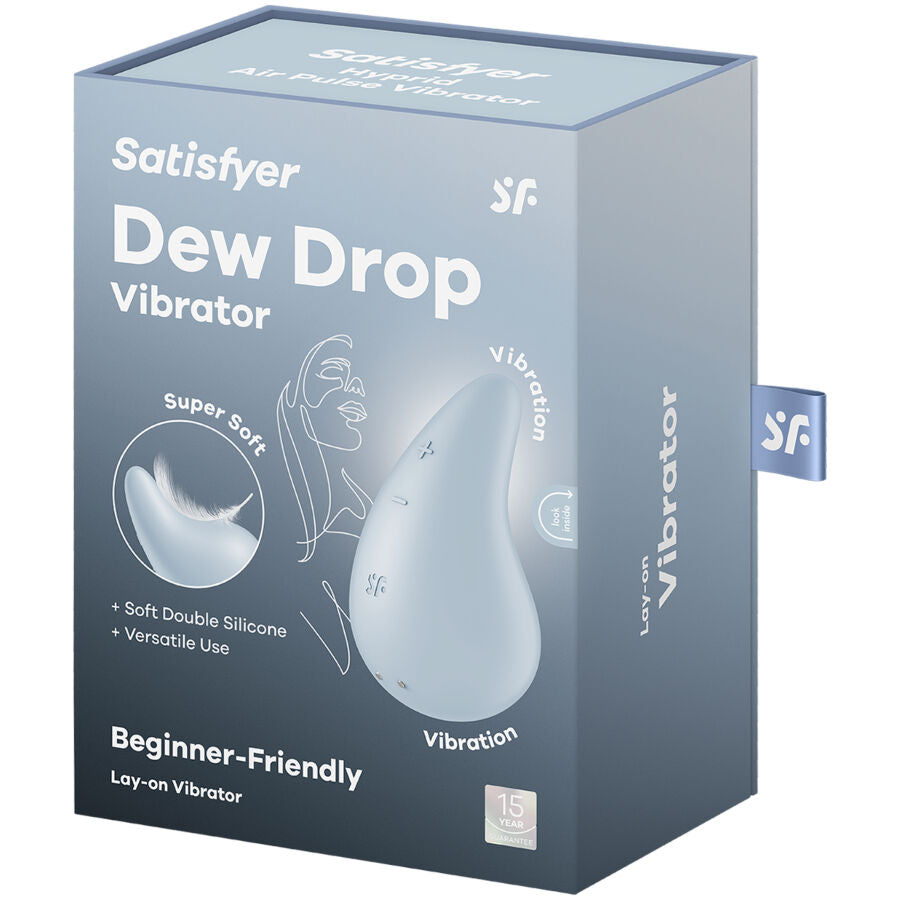 Satisfyer Dew Drop Vibrador Lay-On Blanco