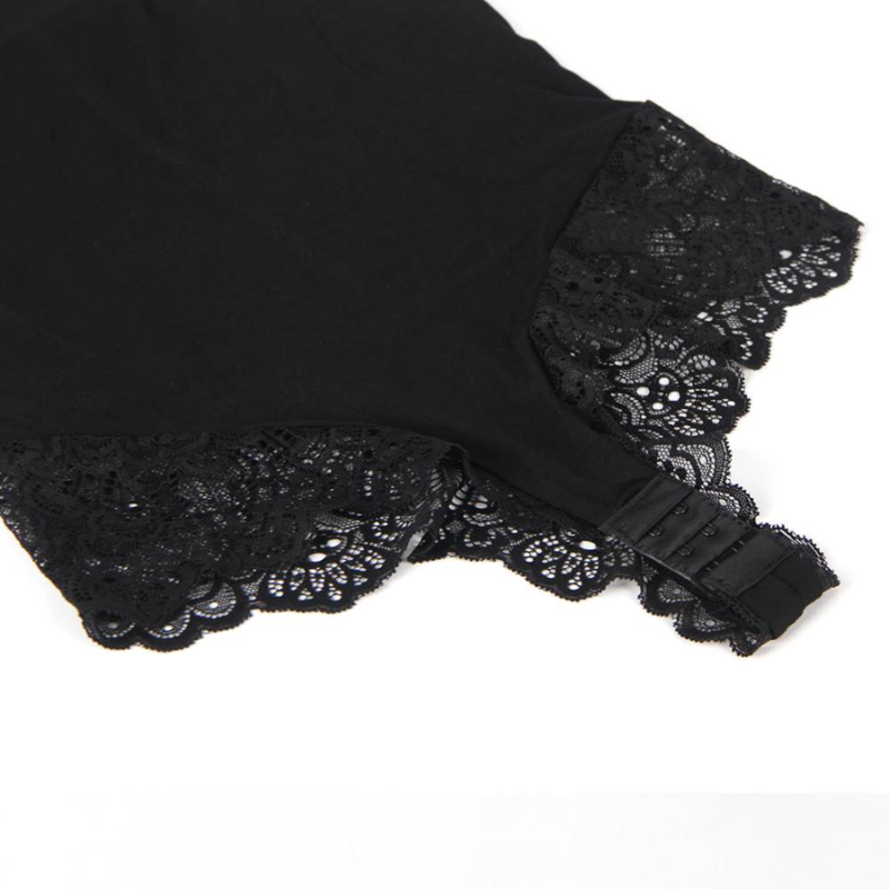 SUBBLIME - PELUCHE PRETO FLORAL DETALHE DE RENDA S/M