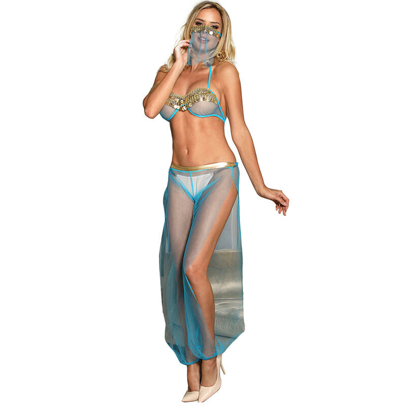 Subblime - Conjunto de lencería Estilo Índia Azul S/M