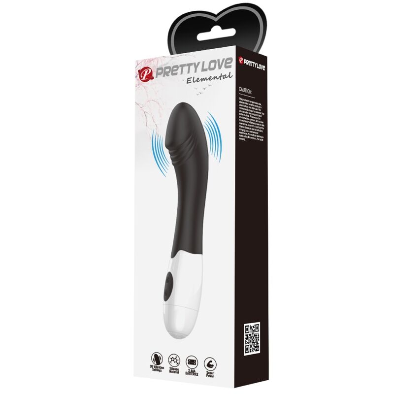 PRETTY LOVE - ELEMENTAL VIBRADOR G-SPOT 30 MODOS BLANCO