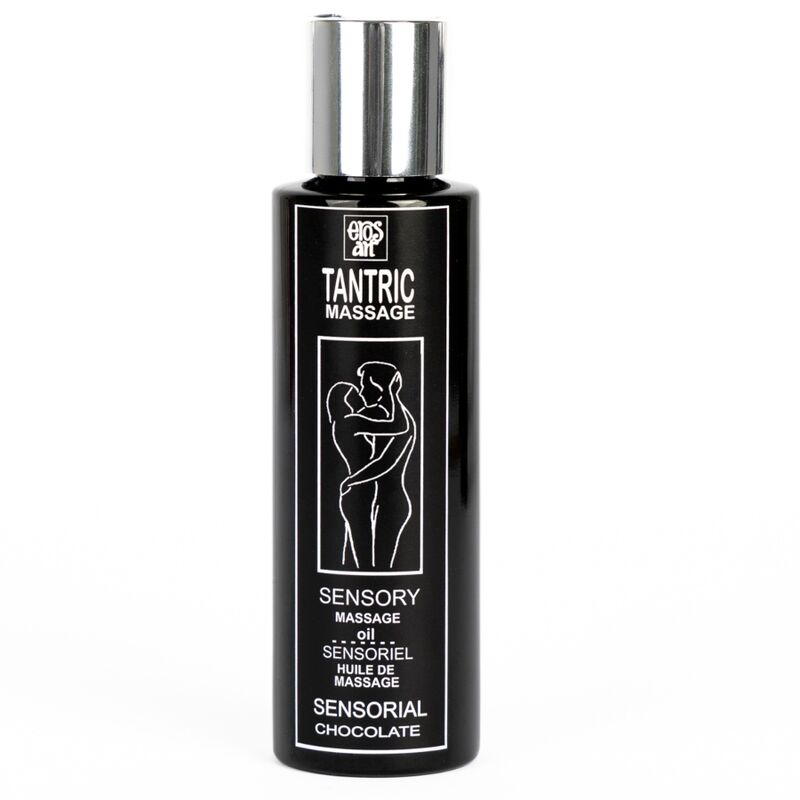EROS-ART - ÓLEO DE MASSAGEM TÂNTRICO NATURAL E AFRODISÍACO CHOCOLATE 100 ML - Sex Shop Sexy