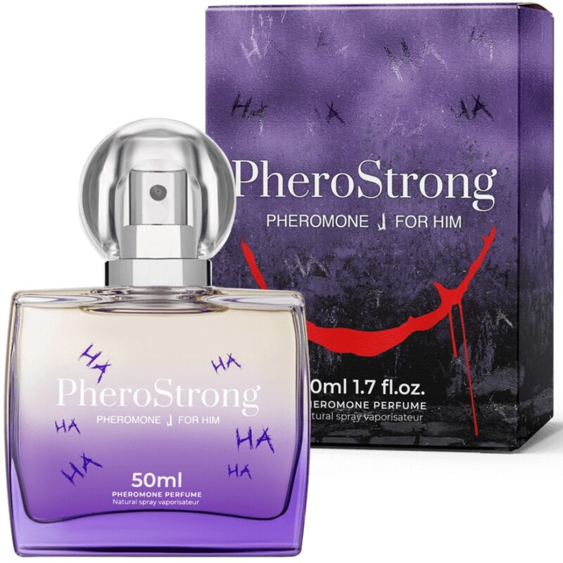 PHEROSTRONG - PERFUME COM FEROMONAS J PARA ELE 50 ML