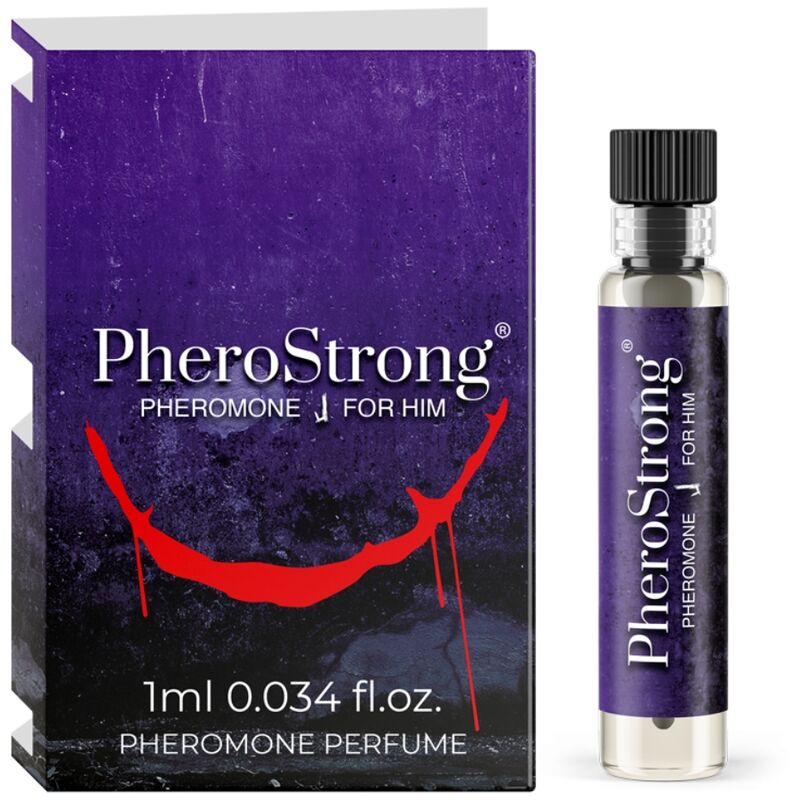 PHEROSTRONG - PERFUME COM FEROMONAS J PARA ELE 1 ML