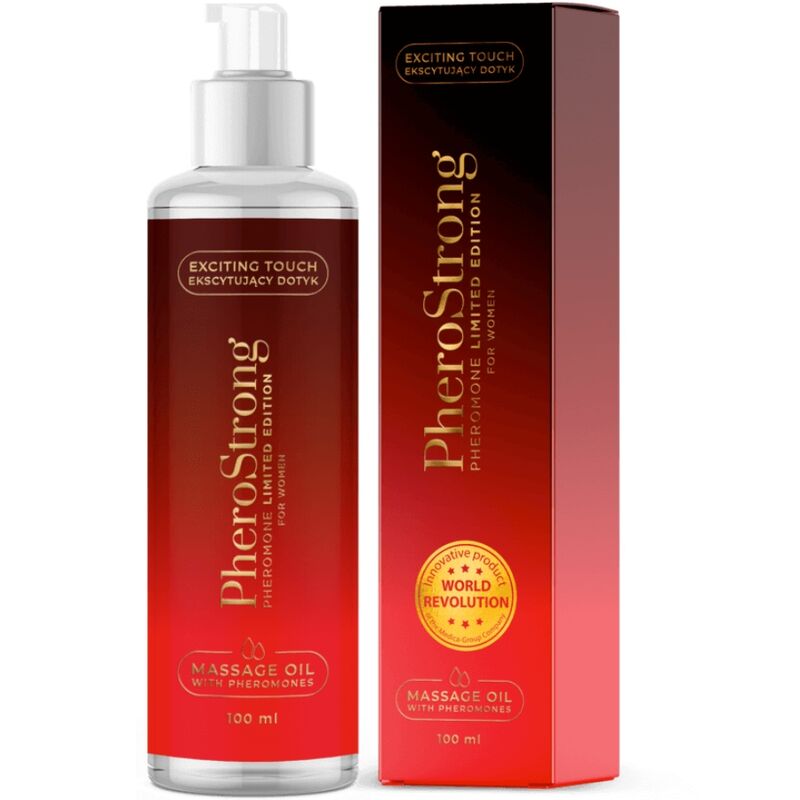 PHEROSTRONG - ÓLEO DE MASAJEM EDIO LIMITADA PARA MUJERES 100 ML
