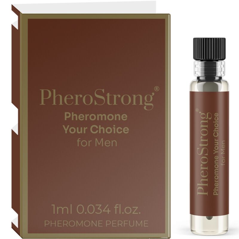 PHEROSTRONG - PERFUME COM FEROMONAS YOUR CHOICE PARA HOMEM 1 ML