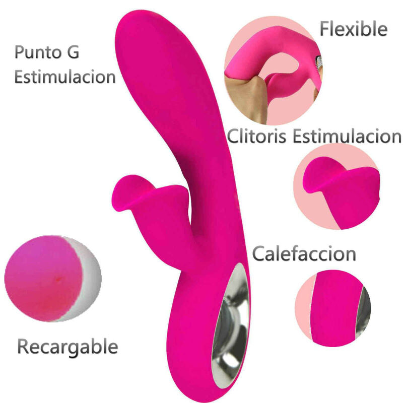 Armony - Vibrador Daro y Estimulador de Anel de Puxão Fúcsia