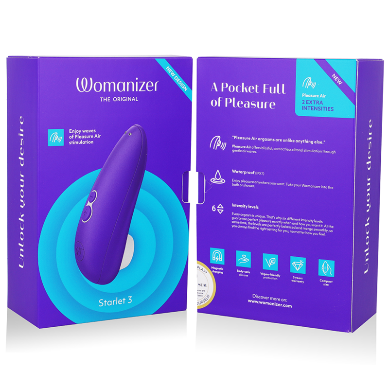 Mujeriego - Starlet 3 Estimulador Clitoriano Indigo