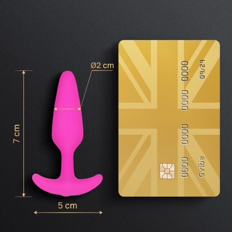G-VIBE - GPLUG PLUG VIBRADOR ANAL XS FUCSIA