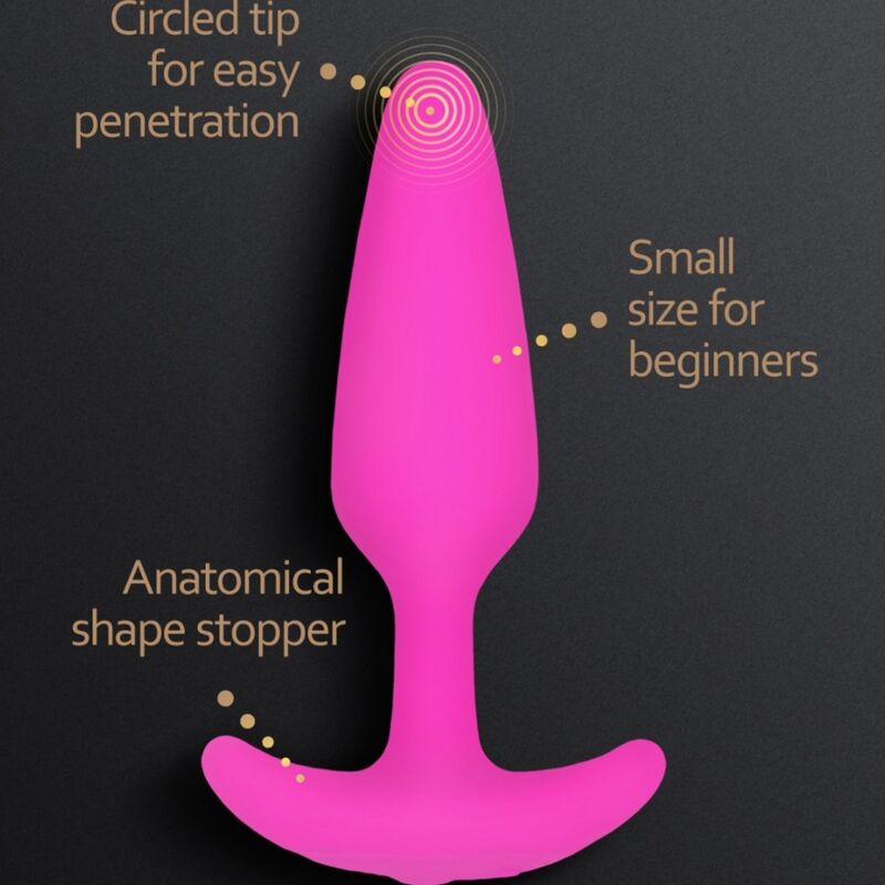 G-VIBE - GPLUG PLUG VIBRADOR ANAL XS FUCSIA