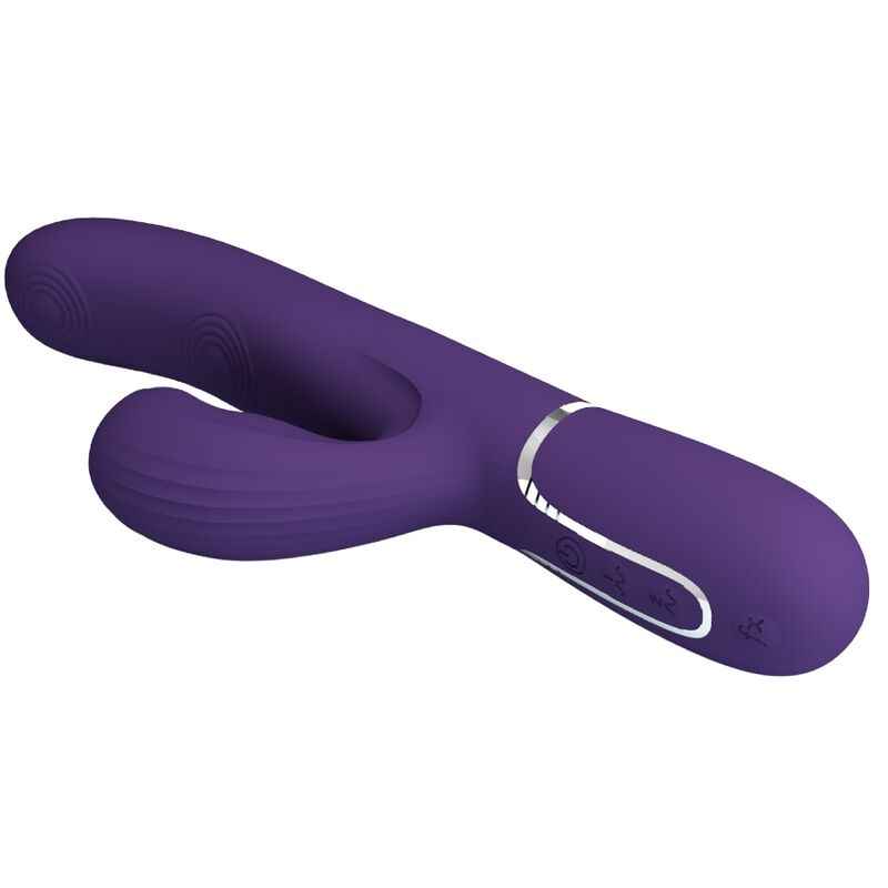 PRETTY LOVE - PERLITA VIBRADOR G-SPOT 3 EM 1 MULTIFUNO ROXO