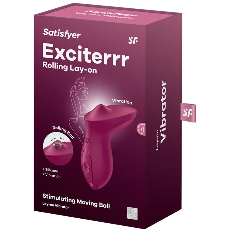SATISFYER - EXCITERRR VIBRADOR LAY-ON CLITÓRIS FUCSIA