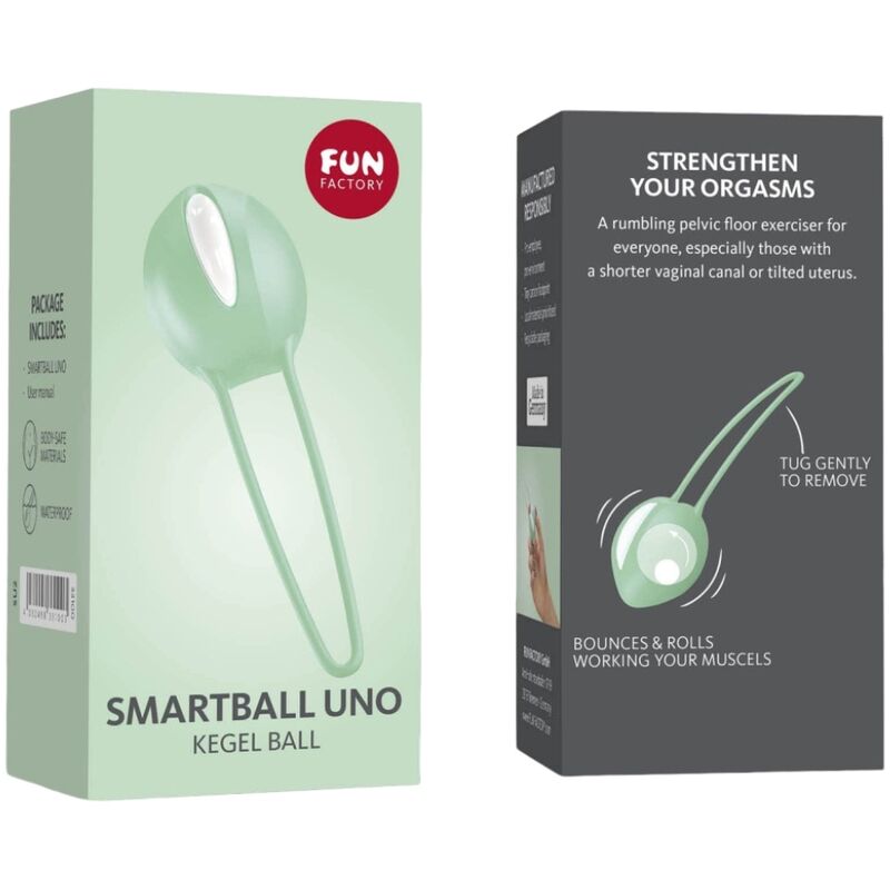 FUN FACTORY - SMARTBALL UNO BOLA PÉLVICA BRANCO / PISTACHO VERDE