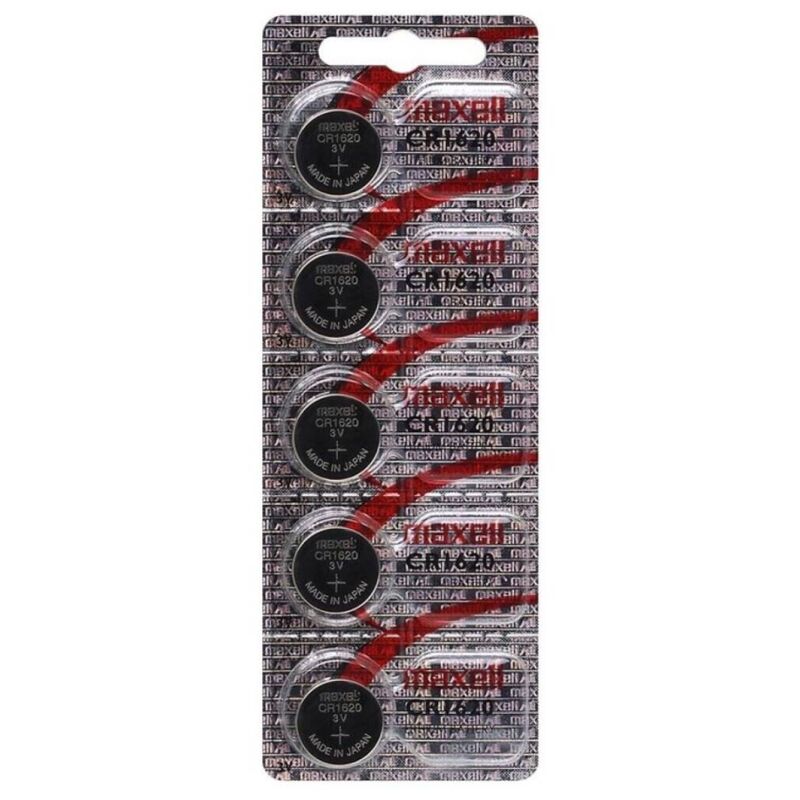 Maxell - Baterialitio Cr1620 3V 5Uds