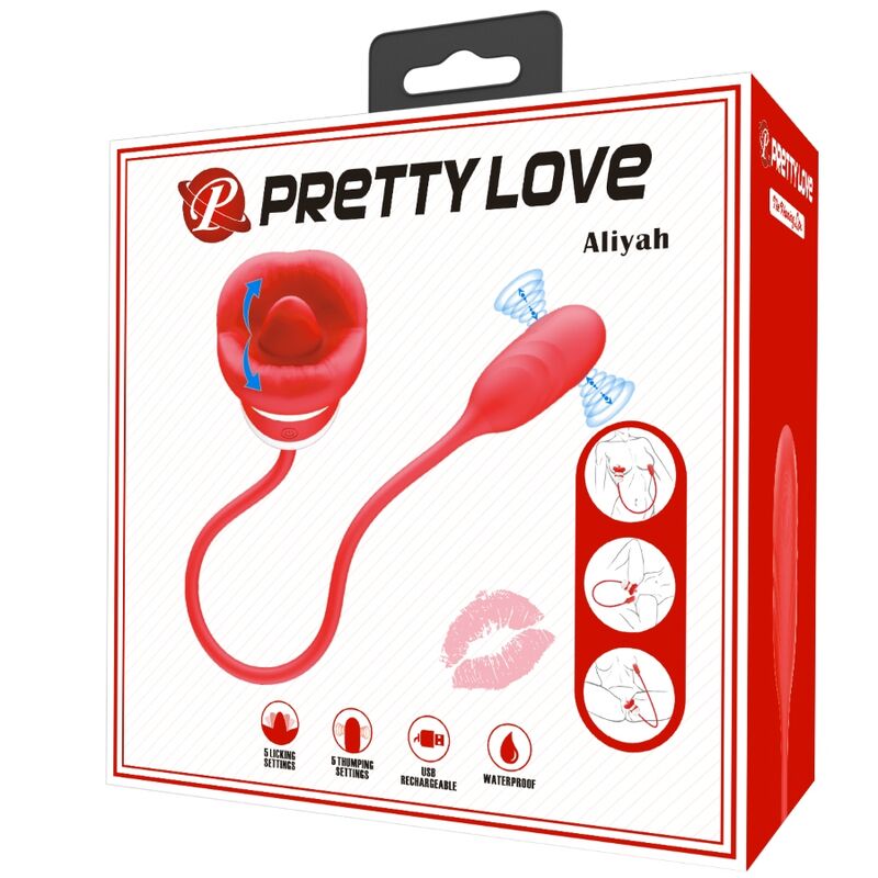 PRETTY LOVE - MASTURBADOR ALIYAH BOCA ROJA
