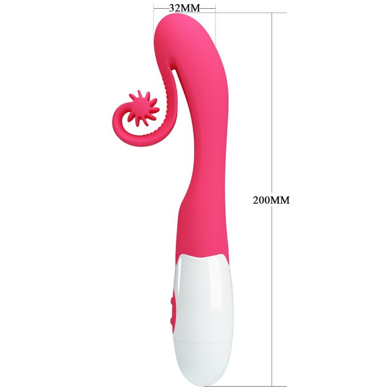 ROMANCE - VIBRADOR E ESTIMULADOR 30 VELOCIDADES ROSA