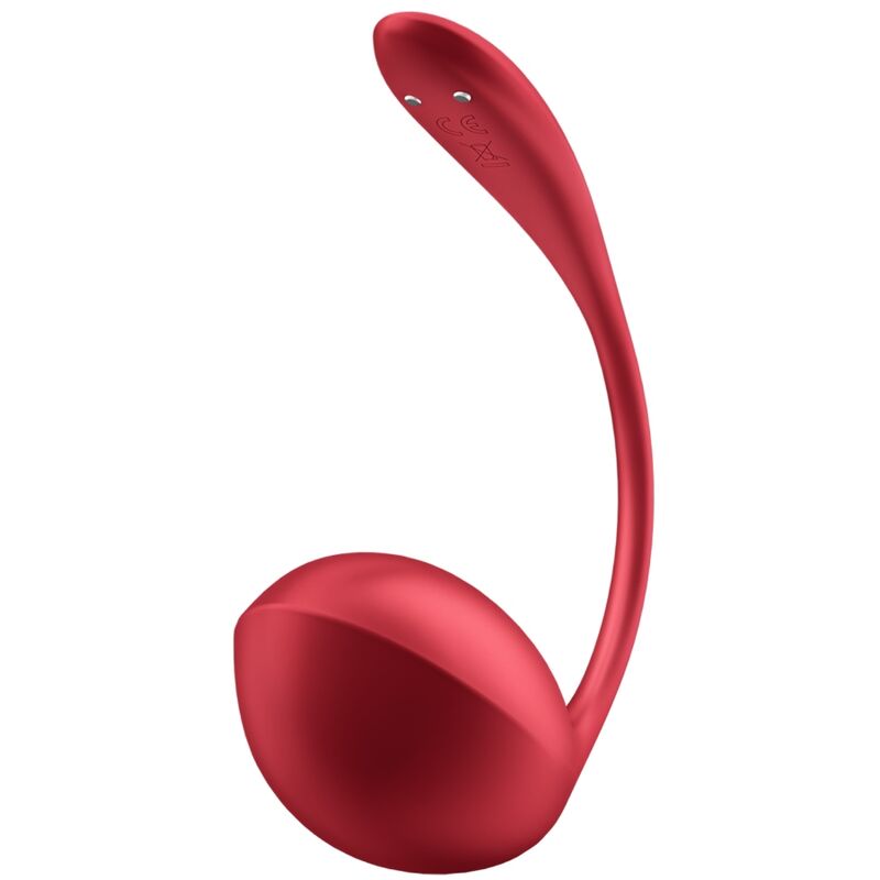 SATISFYER - SHINY PETAL ESTIMULADOR PONTO G COM CONTROLO REMOTO VERMELHO APP GRÁTIS
