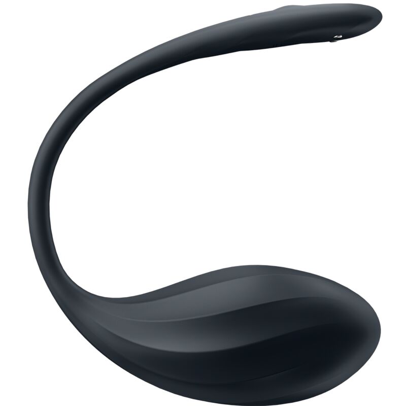 SATISFYER - RIBBED PETAL ESTIMULADOR PONTO G COM CONTROLO REMOTO PRETO APP GRÁTIS
