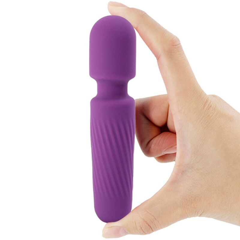 ARMONY - TU MASAJEADOR MÁGICO E VIBRADOR RECARREGÁVEL 10 VIBRAÇÕES ROXO
