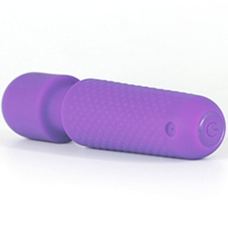 ARMONY - TU MASAJEADOR MÁGICO E VIBRADOR RECARREGÁVEL 10 VIBRAÇÕES VARINHA PONTOS ROXO