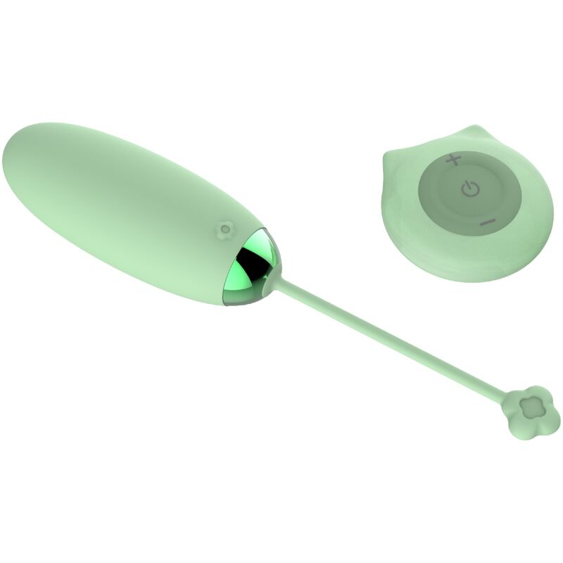 Armony - Kitty Fun Egg Vibrador Control Remoto 10 Vibraciones Verde