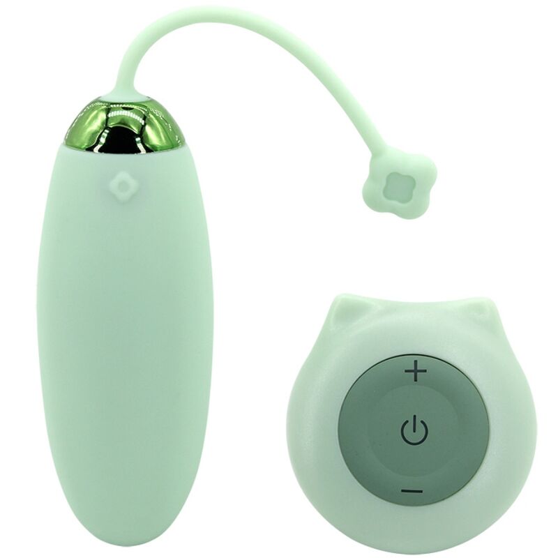 Armony - Kitty Fun Egg Vibrador Control Remoto 10 Vibraciones Verde