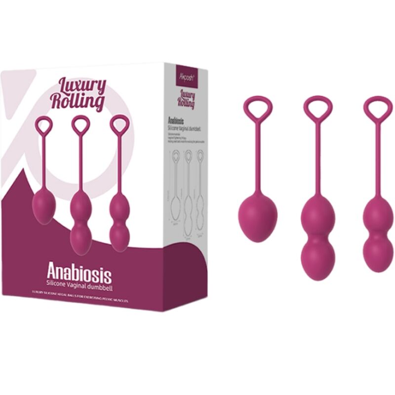 Armony - Anabiosis Mancuerna Vaginal 3 Níveis Borgonha