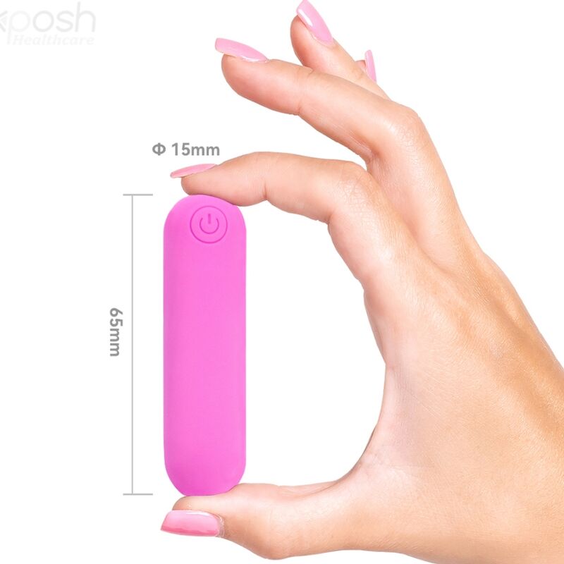 ARMONY - SPLASH HEHE VIBRADOR BALA SILICONA 10 VIBRAÇÕES 65 X 15 CM ROSA