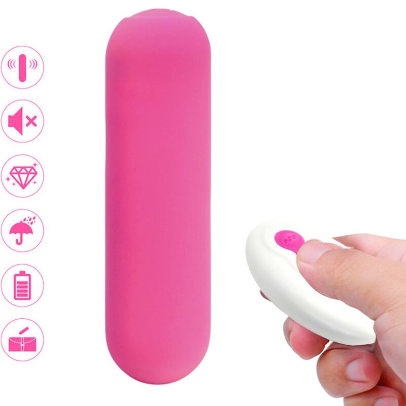 Armony - Splash Joie Vibrador Bullet Silicona Control Remoto 10 Vibrações 75 X 19 Cm Rosa