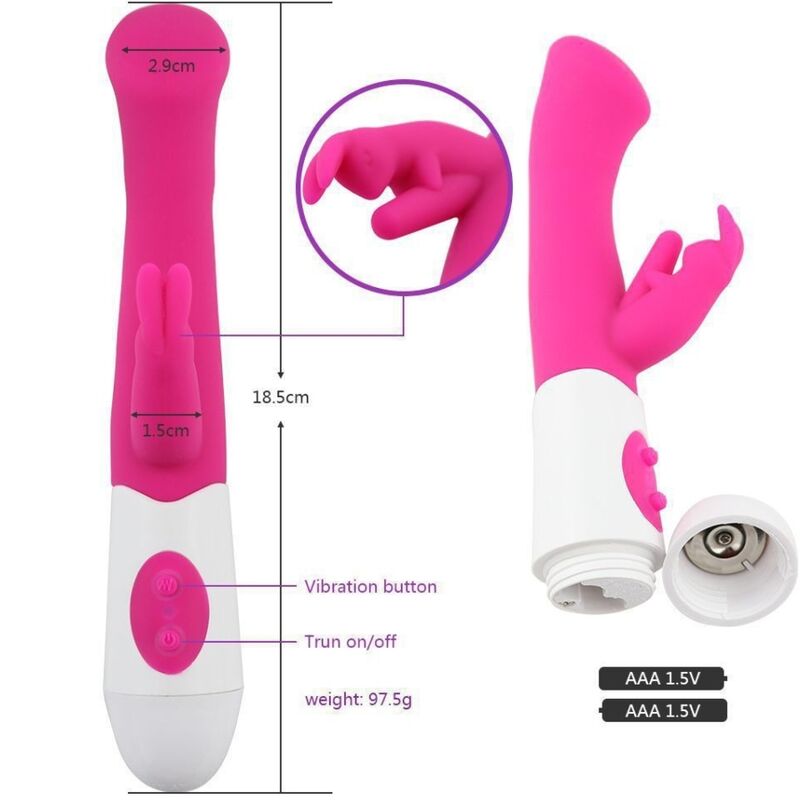 Armony - Vibrador y Estimulador Coelho G Spot 10 Velocidades Rosa