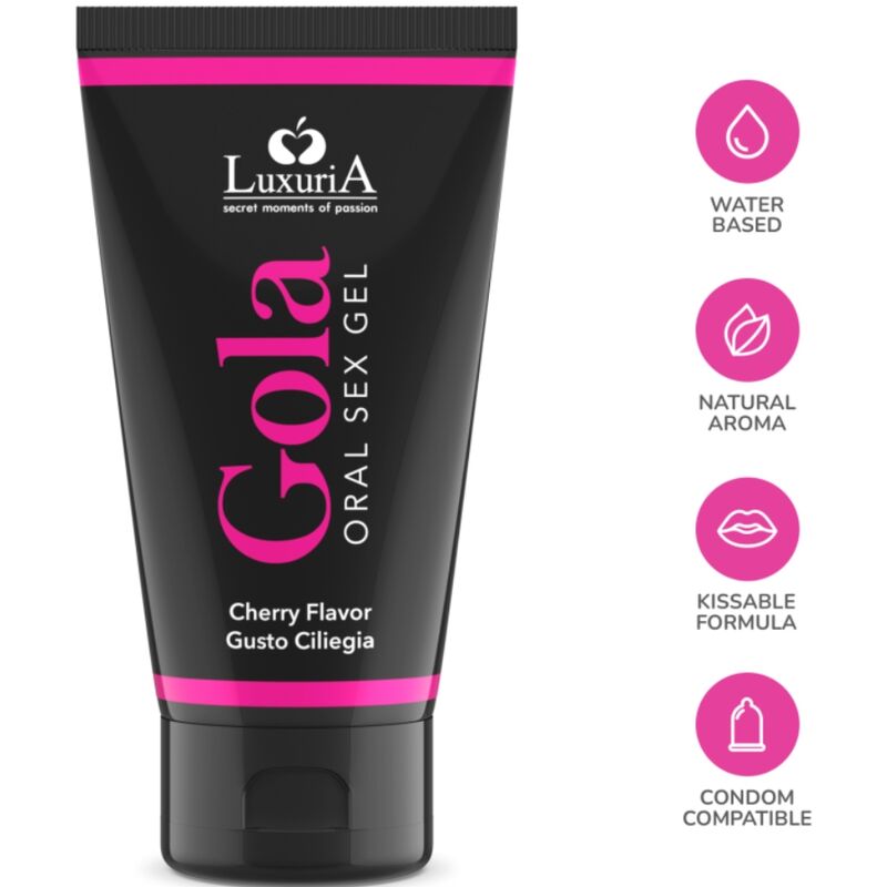 INTIMATELINE LUXURIA - SEXO GEL ORAL SABOR CEREJA 50 ML
