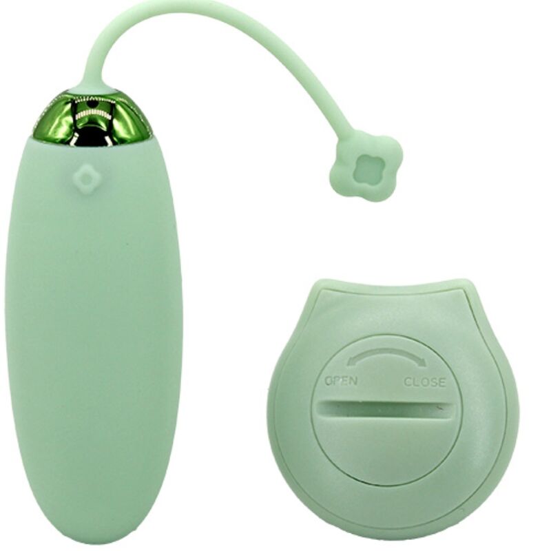 Armony - Kitty Fun Egg Vibrador Control Remoto 10 Vibraciones Verde