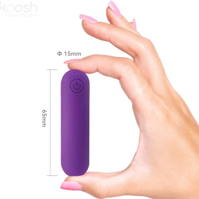 Armony - Splash Joline Vibrador Bala Silicona Control Remoto 10 Vibrações 6.5 X 1.5 Cm Roxo