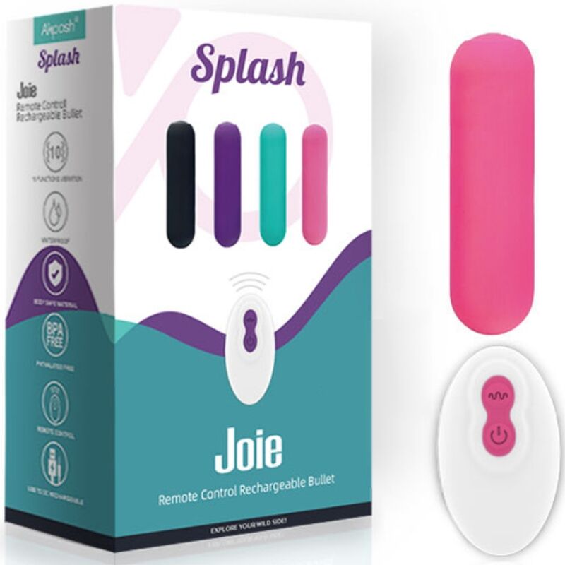 Armony - Splash Joie Vibrador Bullet Silicona Control Remoto 10 Vibrações 75 X 19 Cm Rosa