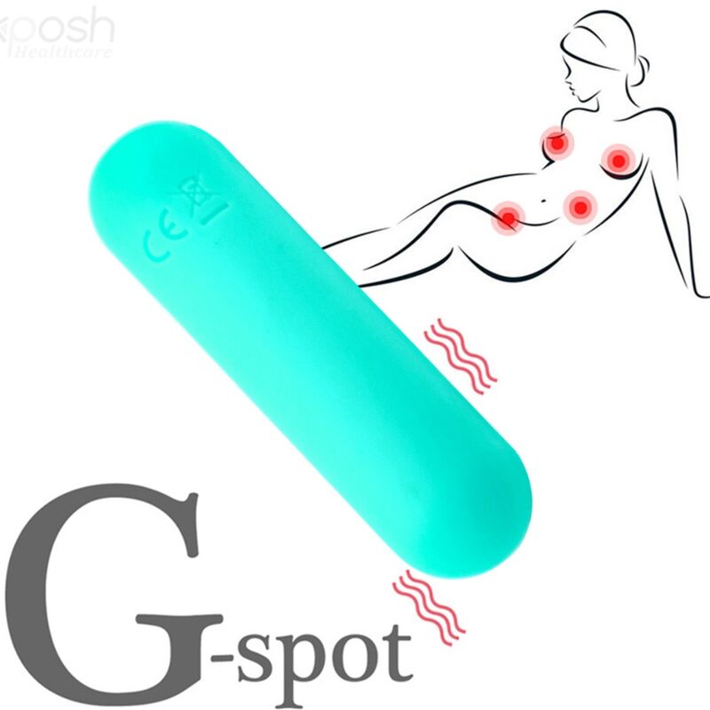 ARMONY - SPLASH HAHA VIBRADOR BALA SILICONA 10 VIBRAÇÕES 75 X 19 CM VERDE