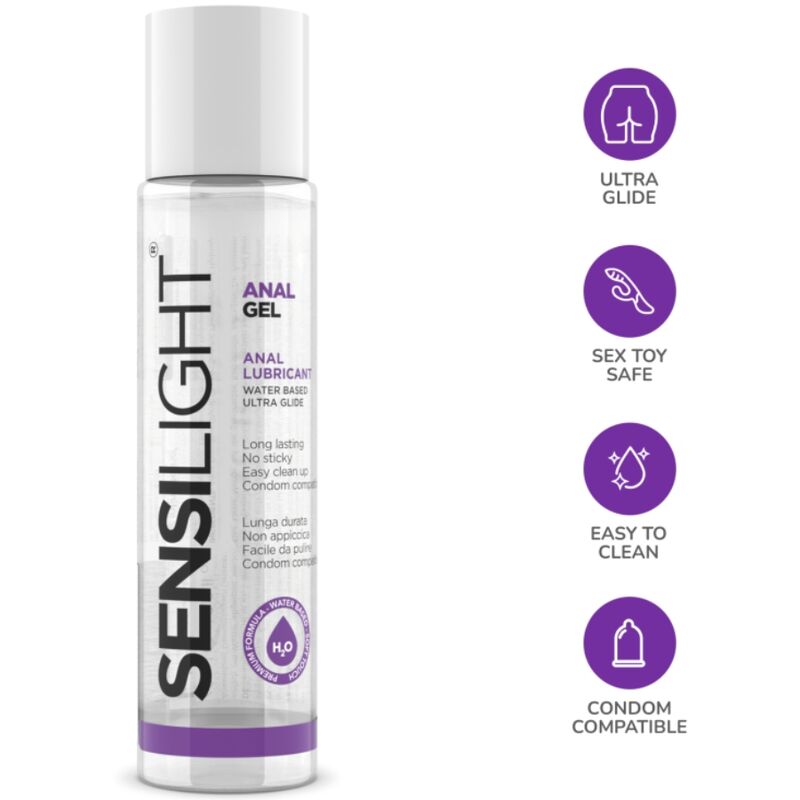 INTIMATELINE - GEL DESLIZANTE ANAL SENSILIGHT 60 ML